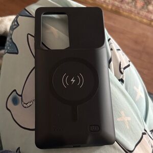 Black Wireless Charging Case